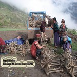 Hand woolen making items distribution of Nepal Mission